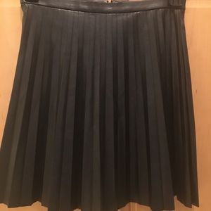 Jcrew leather skirt